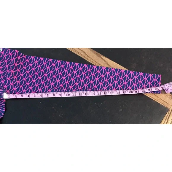 Vineyard Vines Whale Tail Around Town Patterned Leggings - Size EX Small - NWT - Picture 9 of 13